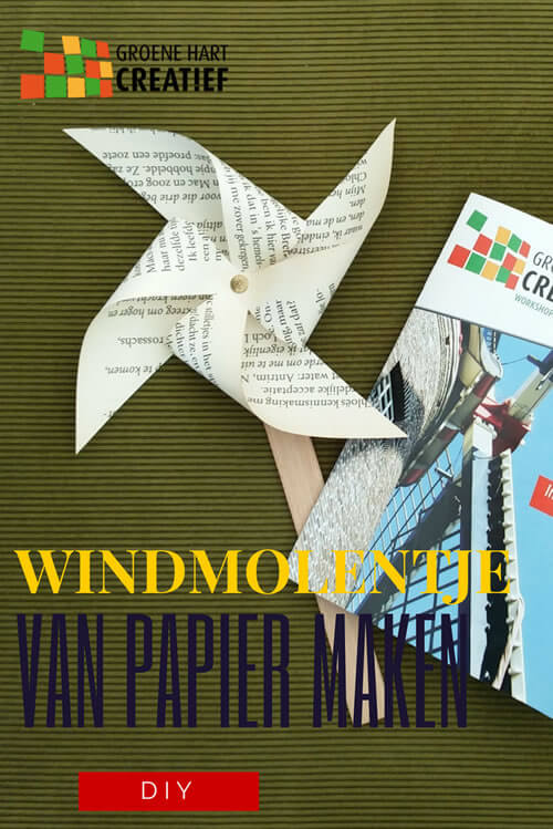 Windmolentje van papier